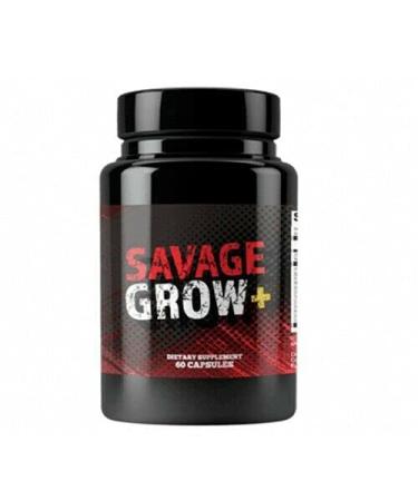 Savage Grow Plus - Best Male Enhancement - 60 Capsules - 1 Month Supply - Fitness Hero Supplements