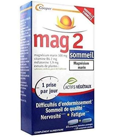 Mag 2 Sleep Pack 1 Month New Formula Difficulties with Sleeping Nervousness Fatigue Pack of 2 (15 comp LP + 15 Comp. Plants) - Buy Online on GoSupps.com