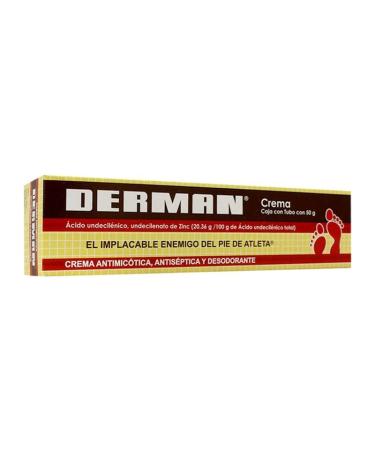 Derman Foot Cream 1.76 Ounce - Moisturizing and Nourishing Formula - Buy Online on GoSupps.com