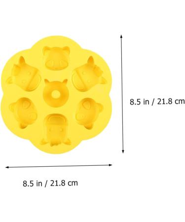 IMIKEYA 3 Pcs Steamed Rice Cake Mold Cookie Baking Ice Block Mold Animal Dessert Mould Ice Cube Silicone Cake Pan Candy Making Molds Candy Chocolate Soap Molds Fudge Bozai Cake Silica Gel 21.8X21.8CMx3pcs - Buy Online on GoSupps.com