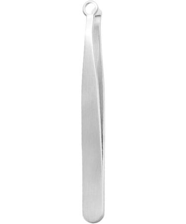 Milisten Eyelash Eyelash Stainless Steel Salon 320 Degree Pulling Angle Rounded Corners Beauty Product (Silver) Lash Lash Gland Forceps - Buy Online on GoSupps.com