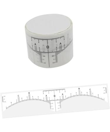 DOITOOL Disposable Eyebrow Template Eyebrow Ruler Sticker Mini Measure Tool Eyebrow Card Eyebrow Trimming - Buy Online on GoSupps.com