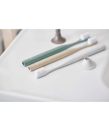 Buy Eco-Friendly Compostable Toothbrush with Soft Nylon Bristles & Cotton Stand - Sustainable Oral Care - Buy Online on GoSupps.com