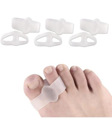 Soft Gel Toe Separators & Spacers 3 Pairs - Bunion Corrector & Pain Relief for Hallux Valgus, Hammer Toes, Calluses - Small Size - Buy Online on GoSupps.com