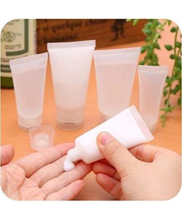 LIGONG 20PCS Empty Plastic Squeeze Tubes Cosmetic Containers - Refillable Travel Bottles with 2PCS Syringe - 50ml Capacity - Buy Online on GoSupps.com