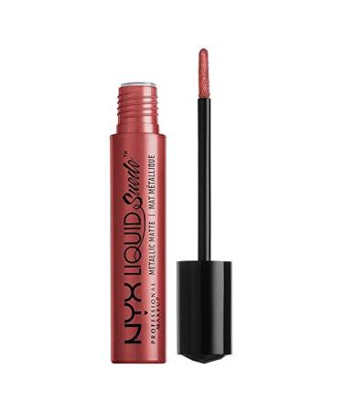 NYX PROFESSIONAL MAKEUP Liquid Suede Metallic Matte Lipstick - Bella (Deep Reddish Copper) Bella 0.13 Fl Oz (Pack of 1)