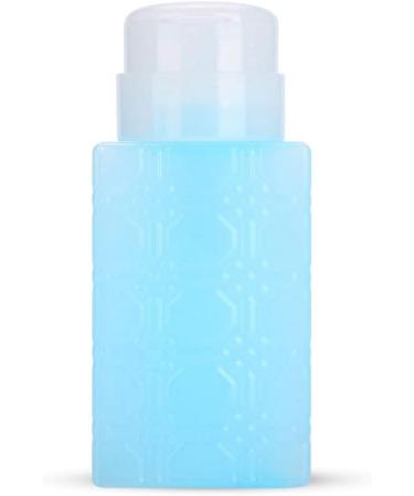 Portable Refillable Pump Dispenser Container for Nail Polish Makeup Remover Lotion (Square Blue) - Buy Online on GoSupps.com