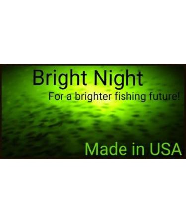 Bright Night Fishing Underwater Fishing Light Battery Clamps 25Ft Cord Green  LED 15,000 Lumens 300 LED Submersible Fish Attractor Boat and Dock Lights  Salt Wate… en 2024