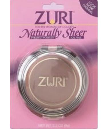 Zuri Naturally Sheer Pressed Powder - Soft Brown