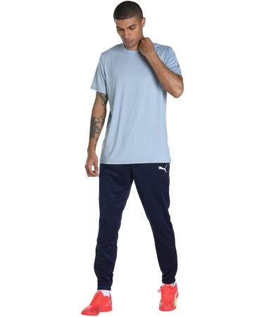PUMA Men's Jogging Pants - Teamrise Poly Training Pants in Peacoat/Puma White | International Shipping Available - Buy Online on GoSupps.com