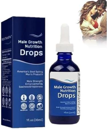 CHICKABOO Male Growth Nutrition Drops Men's Drops Mens Drops Blue Direction Drops Blue Direction Benefit Drops for Men (1pc)