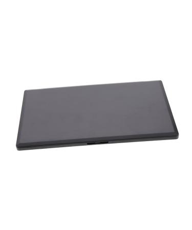 FRCOLOR FRCOLOR DIY Eyeshadow Palette Round Magnets Make Up Eyeshadow Palette Black Mini Magnets Travel Eyeshadow Spatula Abs