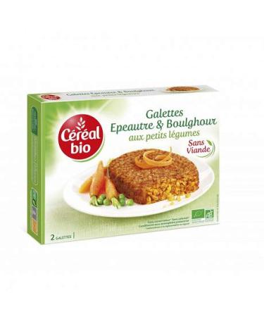 CEREAL BIO - Spelt Vegetable Pancakes 200G - Pack of 4 - free delivery