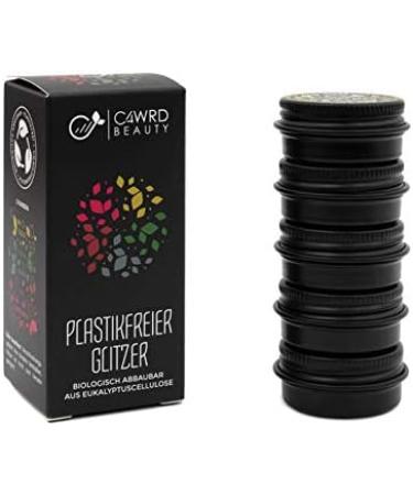 C4wrd Eco-Friendly Degradable Glitter Set - Skin-Friendly Face & Body Makeup in 5 Vibrant Colors - Buy Online on GoSupps.com