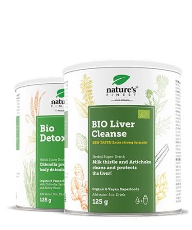 Nature's Finest by Nutrisslim Healthy liver: Bio Detox and Liver Cleanse natural superfood with daring thistle artichoke spirulina and chlorella