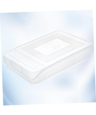 OSALADI 1pc box Capacity Multifunctional Holder Kitchen White Egg Plastic Refrigerator Tray Stackable Home White 31.5x22cm - Buy Online on GoSupps.com