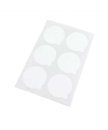 AKOAK 108 Pieces 5cm Disposable Eyelash Extension Glue Holder Adhesive Glue Pallet Sticker Pads