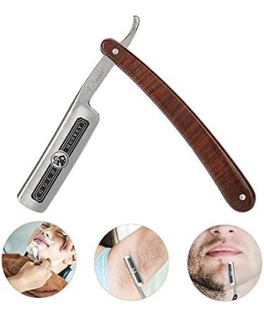 Salmue Professional Barber Razor - Stainless Steel Manual Shaver for Haircut & Beard Removal | International Shipping Available - Buy Online on GoSupps.com