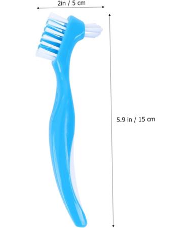 Frcolor 3ST False Toothbrush & Prosthesis Cleaning Accessories - Mini Brushes & Tablets for Gentle Care - Buy Online on GoSupps.com