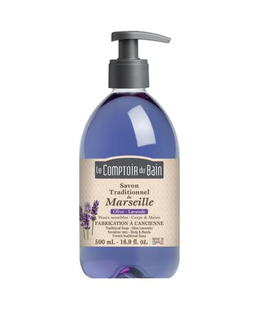 Le Comptoir du Bain Le Comptoir du Bain Marseille Soap Olive Lavender Extra Mild 500ml
