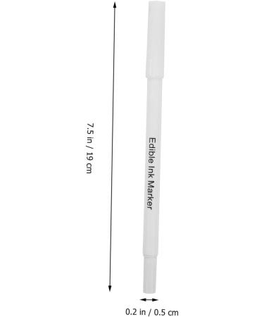 PRETYZOOM 1pc Coloring Pen Fondant Decorating Pens DIY Cake Drawing Tool Homemade Cookies Baking White Plastic - Buy Online on GoSupps.com