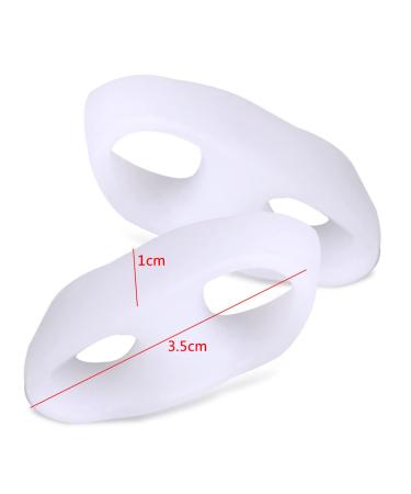 FeifanShop 4 Silicone Toe Separators for Hallux Valgus & Hammer Toe Relief - Pain Relief for Small Toes - Buy Online on GoSupps.com