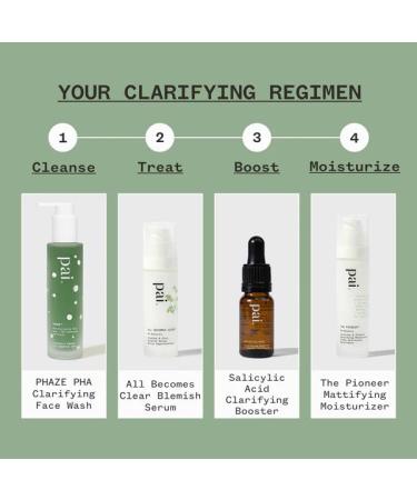 PAI SKINCARE Natural Salicylic Acid Clarifying Booster | Vegan Sensitive Skincare for Acne Prone Skin (0.3 fl oz | 10 ml - Buy Online on GoSupps.com