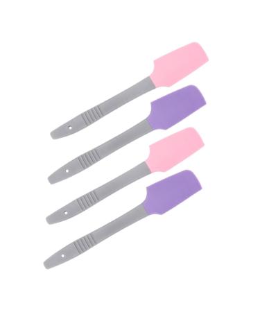 Gogogme 4 pieces silicone wax spatula Wax Accessories of portable wax spatula hair removal accessories multifunction wax multifunctional wax household wax spatula