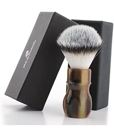 Silver Tip Synthetic Shaving Brush for Men Eco-Friendly Vegan and Durable Synthetic Shaving Brush