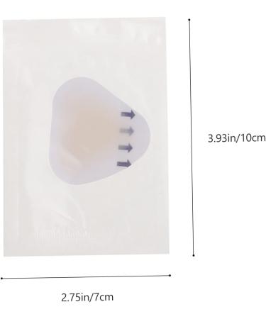 FRCOLOR 80 Pcs White Transparent Cloth Gel Heel Stickers - Best for Pain Relief & Comfort - Buy Online on GoSupps.com