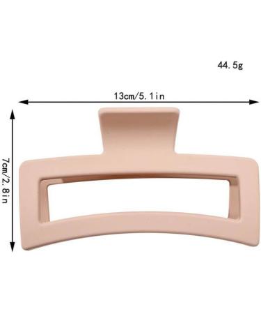Hair Claw Clips-Nonslip Large Matte Claw Clip Strong Hold Hair Clips Suitable for Women Girls Strong Hold Clips for Thick Thin Hair Fashion Hair Styling Accessories(Milk white pink purple) - Buy Online on GoSupps.com