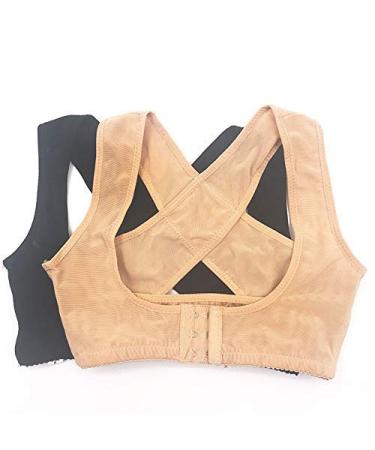 Posture Corrector Adjustable Posture Corrector Corset Back Straightener Braces Support Clavicle Spine Back Shoulder Lumbar Brace Support Belt Back Brace (A M) Better life Nude XL