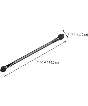 NOLITOY 90 Pcs Double Ended Eyeshadow Brush Sponge Eye Makeup Cosmetic Shadow Brush Smudge Stick 12x1cmx3pcs Blackx3pcs - Buy Online on GoSupps.com