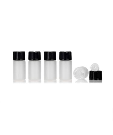 50 Pcs 3ml Mini Frosted Glass Bottles for Essential Oils - Perfect Travel Sample Containers - Buy Online on GoSupps.com