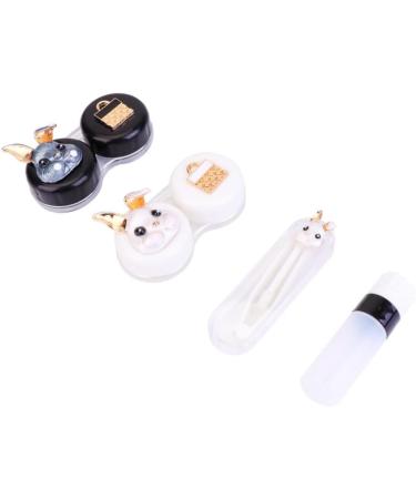 Partykindom 3PC Lip Gloss Kit - Portable Container for Lip Gloss Contact Lens Cases & Accessories | Travel-Friendly Tweezing Rack - Buy Online on GoSupps.com