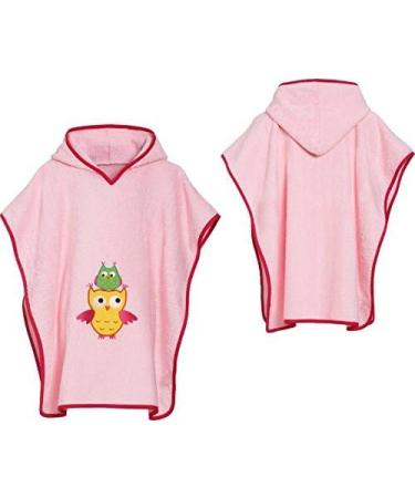 Playshoes Unisex Children's Owl Terry Cloth Poncho Bathrobe Towel - Ideal for Ages 4+ | International Shipping Available - Buy Online on GoSupps.com