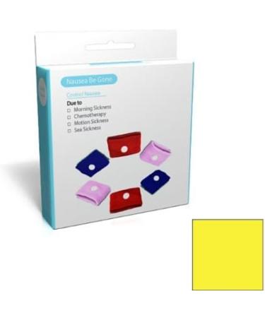 Acupressure Motion Sickness Relief Wristbands (Yellow) - Nausea Relief Bracelet for Morning Sickness, Chemotherapy - 8 Colors - Buy Online on GoSupps.com