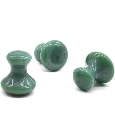 2 Pcs Gua Sha Facial Tools Scraping Massage Board Mushroom Face Jade Stones Beauty Massager Scraper for Skin Caring Spa - Buy Online on GoSupps.com