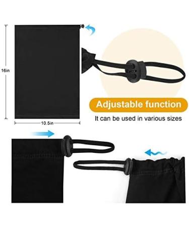 sheenwang Adjustable Neck Gaiter Mask for Men, Women, Boys - Balaclava Bandana Cover (2 Pack) Black - Buy Online on GoSupps.com