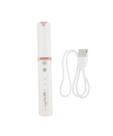 DOITOOL Eyelash Curler Beauty Tool Heated Eye Lash Curler Electric Lash Curler Eyelash Holder White to Rotate Makeup Tools Portable Abs 14.5X2.2X2.2CM