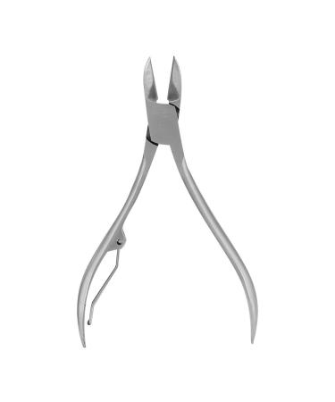 Verdant Touch Stainless Steel Cuticle Nippers Stainless Steel Dead Skin Nail Cuticle Nippers Ingrown Toenails Paronychia Treatment Scissors Professional Dead Skin Remover Pliers 180mm Length