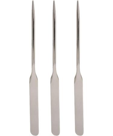 Pack of 3 Nail Art Stirring Rod Stainless Steel Glue Stirring Spoon Spatula Tool for Home Salon Nail Art Stirring Rod Nail Art Needle Pen - Buy Online on GoSupps.com