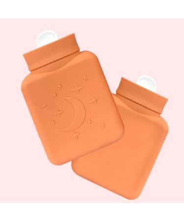 Durratou Silicone Heat Bottle Pocket - Reusable Heat & Cold Therapy for Pain Relief | Soft Environmental Silicone | Durable & Orange - Buy Online on GoSupps.com