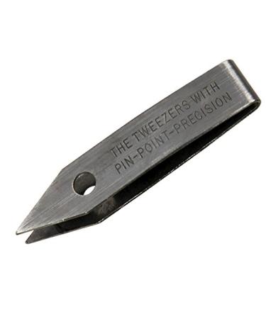 Uncle Bill's Sliver Gripper Tweezers Black Oxide Steel w/Keychain Clip (2-Pack) - Precision Tweezers Set - Buy Online on GoSupps.com