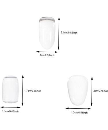 WOFASHPURET 3 Sets Nail Color Show Cards Clear Nail Gel Nail Polish Supplies - Buy Online on GoSupps.com