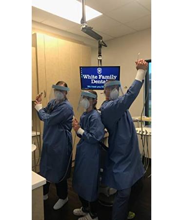 Avery Hill Washable Reusable Level 1 Isolation Gown - Blue - Large (5'2 - 5'11 110 - 200 lbs) - Buy Online on GoSupps.com