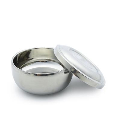 Lasersm 1 piece of stainless steel shaving soap peel with lid shaving soap cup bowl shaving shell shaving razor foam bowl of razor shaving cream bowl for men 4.33 x 2.16 inches silver - Buy Online on GoSupps.com