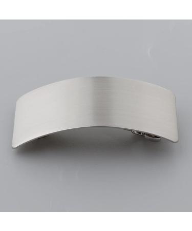 Automatic French Hair Clip for Women - Silver Clip for Thick Hair | Stylish & Functional - Buy Online on GoSupps.com