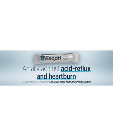 EsopH Acid Reflux Relief | Effective Heartburn Symptom Relief & Esophagus Protection | Single Dose Liquid Gel Stick | 10ml Sachet 20 Pack - Buy Online on GoSupps.com
