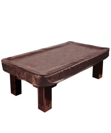 Felson Billiard Supplies 8-Foot Brown Heavy Leatherette Billiard Table Cover